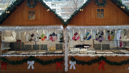 Chalet du marché de noël de Boulogne Billancourt