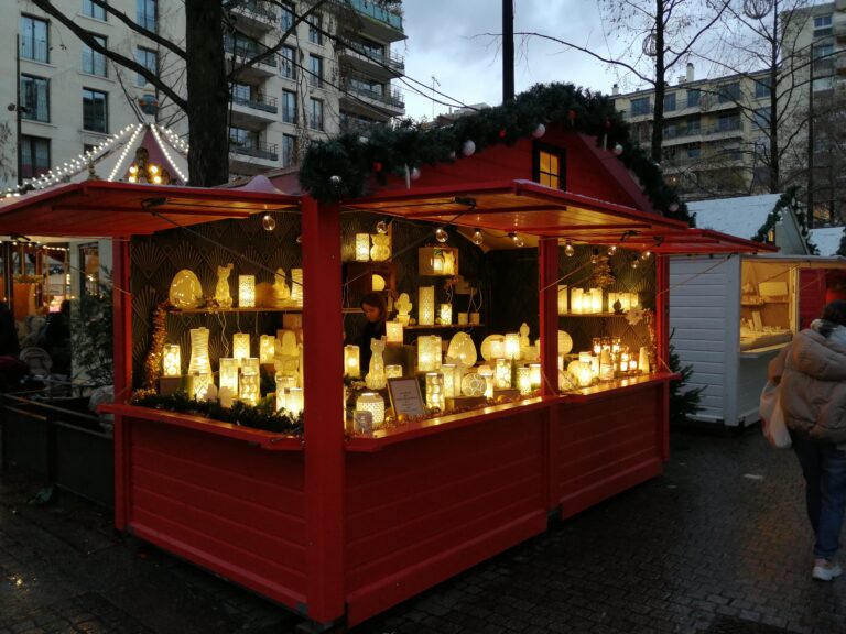 feerie de noel au marche de noel de boulogne billancourt