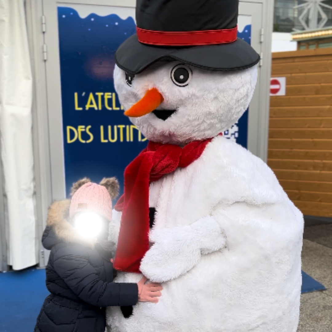animations mascotte de noël