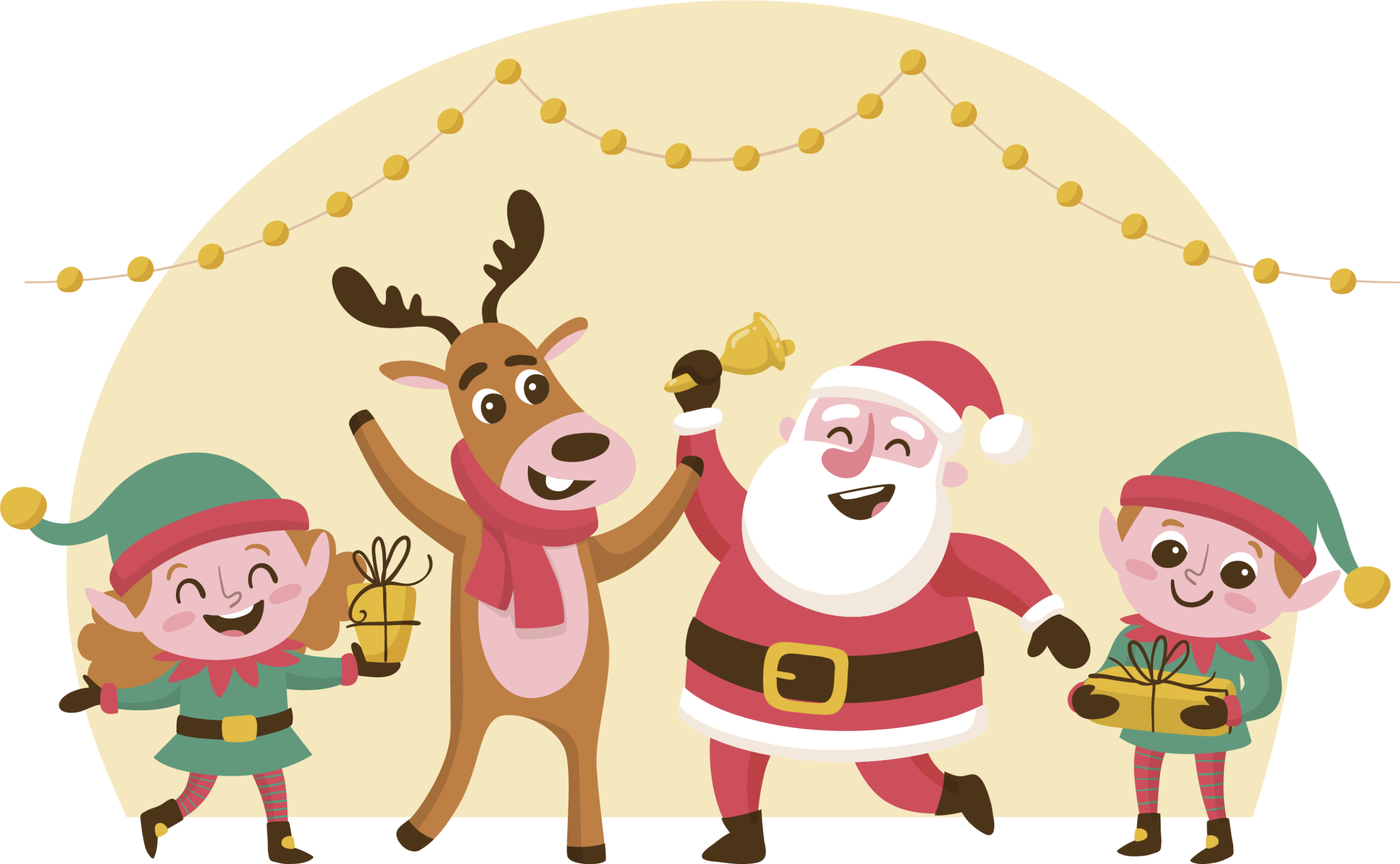 Lutins du marché de Noël de Boulogne-Billancourt préparant la prochaine édition 2026